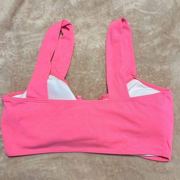 SHEIN Swim Curve Summer Beach Plus Size Women's Front Knot Wide Strap Bikini Set - Picture 6 of 12